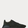 Dark Green Men’s Ralph Lauren Ethan Calf-Suede Sneakers Dark Green Men’s Ralph Lauren Ethan Calf-Suede Sneakers