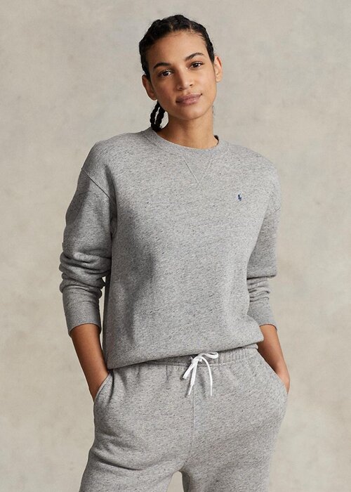 Dark Grey Women’s Ralph Lauren Fleece Crewneck Pullover Sweatshirts Dark Grey Women’s Ralph Lauren Fleece Crewneck Pullover Sweatshirts