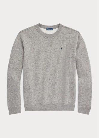 Dark Grey Women’s Ralph Lauren Fleece Crewneck Pullover Sweatshirts Dark Grey Women’s Ralph Lauren Fleece Crewneck Pullover Sweatshirts