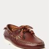 Deep Brown Men’s Ralph Lauren Merton Leather Casual Shoes Deep Brown Men’s Ralph Lauren Merton Leather Casual Shoes
