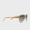 Gold Women’s Ralph Lauren 0RA4004 Aviator Sunglasses Gold Women’s Ralph Lauren 0RA4004 Aviator Sunglasses