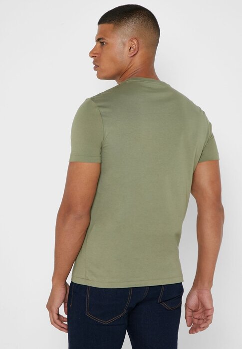 Green Men’s Ralph Lauren Chest Logo Crew Neck T Shirts Green Men’s Ralph Lauren Chest Logo Crew Neck T Shirts