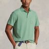 Green Men’s Ralph Lauren Classic Fit Cotton-Linen Polo Shirts Green Men’s Ralph Lauren Classic Fit Cotton-Linen Polo Shirts