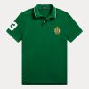 Green Men’s Ralph Lauren Classic Fit Polo Crest Mesh Polo Shirts Green Men’s Ralph Lauren Classic Fit Polo Crest Mesh Polo Shirts