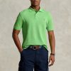 Green Men’s Ralph Lauren Custom Slim Fit Mesh Polo Shirts Green Men’s Ralph Lauren Custom Slim Fit Mesh Polo Shirts