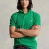 Green Men’s Ralph Lauren Custom Slim Fit Mesh Polo Shirts Green Men’s Ralph Lauren Custom Slim Fit Mesh Polo Shirts