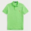 Green Men’s Ralph Lauren Custom Slim Fit Mesh Polo Shirts Green Men’s Ralph Lauren Custom Slim Fit Mesh Polo Shirts