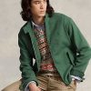 Green Men’s Ralph Lauren Linen-Blend Herringbone Twill Jackets Green Men’s Ralph Lauren Linen-Blend Herringbone Twill Jackets