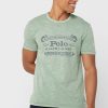Green Men’s Ralph Lauren Logo Crew Neck T Shirts Green Men’s Ralph Lauren Logo Crew Neck T Shirts