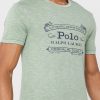 Green Men’s Ralph Lauren Logo Crew Neck T Shirts Green Men’s Ralph Lauren Logo Crew Neck T Shirts