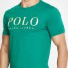 Green Men’s Ralph Lauren Logo Crew Neck T Shirts Green Men’s Ralph Lauren Logo Crew Neck T Shirts