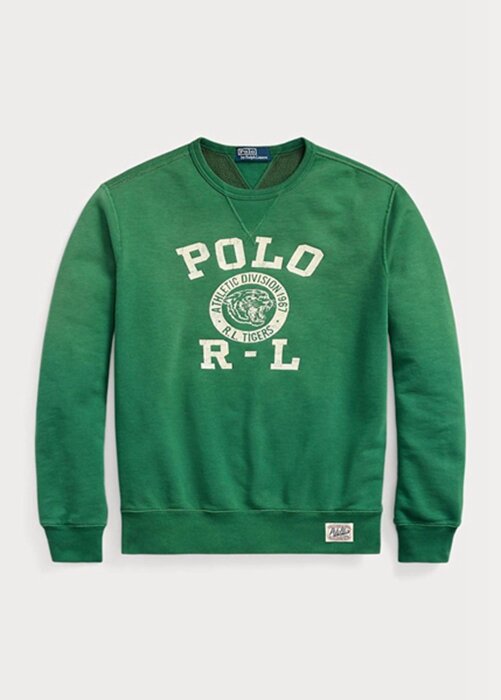 Green Men’s Ralph Lauren Logo Fleece Pullover Sweatshirt Green Men’s Ralph Lauren Logo Fleece Pullover Sweatshirt