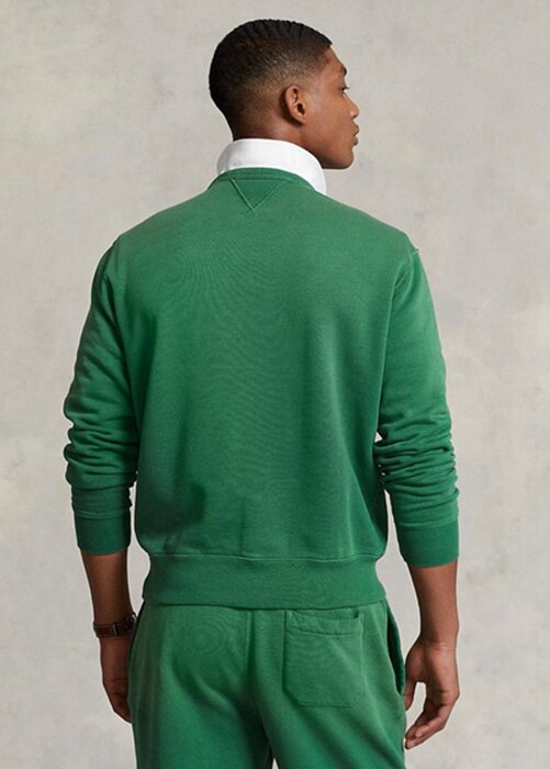 Green Men’s Ralph Lauren Logo Fleece Pullover Sweatshirt Green Men’s Ralph Lauren Logo Fleece Pullover Sweatshirt