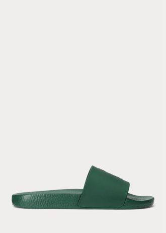 Green Men’s Ralph Lauren Polo Bear Slippers