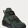 Green Men’s Ralph Lauren PS100 High-Top Suede Sneakers Green Men’s Ralph Lauren PS100 High-Top Suede Sneakers