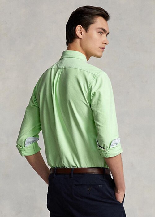 Green Men’s Ralph Lauren Slim Fit Oxford Shirts Green Men’s Ralph Lauren Slim Fit Oxford Shirts