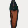 Green Women’s Ralph Lauren Ashtyn Plaid Wool Pointed Loafers Green Women’s Ralph Lauren Ashtyn Plaid Wool Pointed Loafers