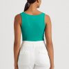 Green Women’s Ralph Lauren Cotton-Blend Tanks Green Women’s Ralph Lauren Cotton-Blend Tanks