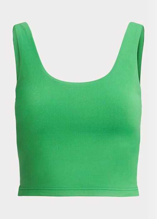 Green Women’s Ralph Lauren Cropped Sueded Jersey Tanks Green Women’s Ralph Lauren Cropped Sueded Jersey Tanks