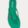 Green Women’s Ralph Lauren Emalia Nappa Leather Flip Flops Green Women’s Ralph Lauren Emalia Nappa Leather Flip Flops