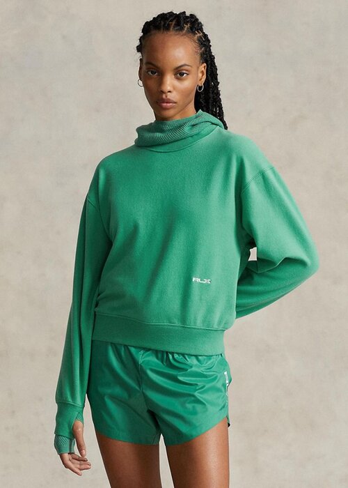 Green Women’s Ralph Lauren Fleece Crewneck Sweatshirts Green Women’s Ralph Lauren Fleece Crewneck Sweatshirts