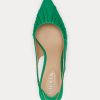 Green Women’s Ralph Lauren Lolah Nappa Leather Slingback Heels