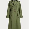 Green Women’s Ralph Lauren Poplin Coats Green Women’s Ralph Lauren Poplin Coats