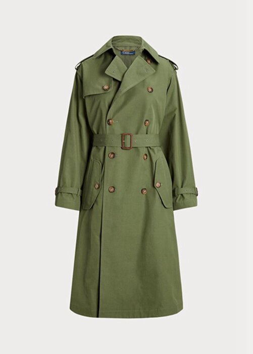Green Women’s Ralph Lauren Poplin Coats Green Women’s Ralph Lauren Poplin Coats