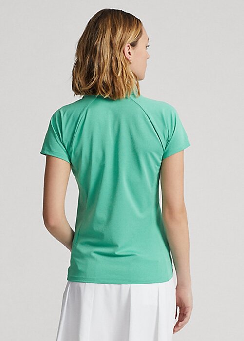 Green Women’s Ralph Lauren Tailored Fit Piqué Polo Shirts Green Women’s Ralph Lauren Tailored Fit Piqué Polo Shirts