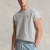 Grey Men’s Ralph Lauren Classic Fit Heavyweight Jersey T Shirts Grey Men’s Ralph Lauren Classic Fit Heavyweight Jersey T Shirts