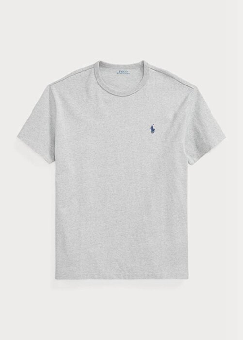 Grey Men’s Ralph Lauren Classic Fit Heavyweight Jersey T Shirts Grey Men’s Ralph Lauren Classic Fit Heavyweight Jersey T Shirts