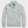 Grey Men’s Ralph Lauren Cotton Quarter-zip Jumper Sweaters Grey Men’s Ralph Lauren Cotton Quarter-zip Jumper Sweaters