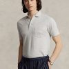 Grey Men’s Ralph Lauren Custom Slim Fit Cotton-Linen Polo Shirts Grey Men’s Ralph Lauren Custom Slim Fit Cotton-Linen Polo Shirts