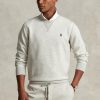 Grey Men’s Ralph Lauren Double-knit Pullover Sweatshirt Grey Men’s Ralph Lauren Double-knit Pullover Sweatshirt