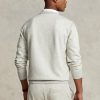 Grey Men’s Ralph Lauren Double-knit Pullover Sweatshirt Grey Men’s Ralph Lauren Double-knit Pullover Sweatshirt