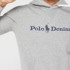 Grey Men’s Ralph Lauren Logo Hoodie Grey Men’s Ralph Lauren Logo Hoodie