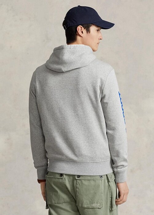 Grey Men’s Ralph Lauren Polo Sport Fleece Hoodie Grey Men’s Ralph Lauren Polo Sport Fleece Hoodie
