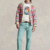 Grey Men’s Ralph Lauren Reversible Madras-Twill Jackets