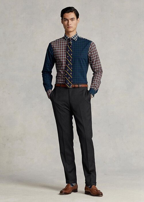 Grey Men’s Ralph Lauren Slim Fit Wool Twill Pants Grey Men’s Ralph Lauren Slim Fit Wool Twill Pants