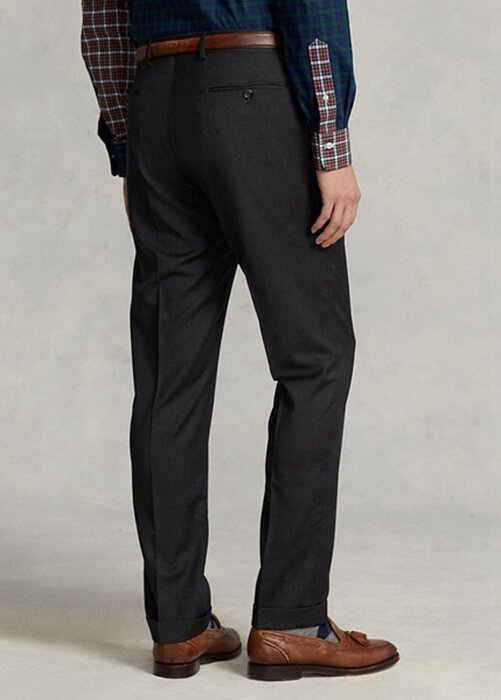Grey Men’s Ralph Lauren Slim Fit Wool Twill Pants Grey Men’s Ralph Lauren Slim Fit Wool Twill Pants