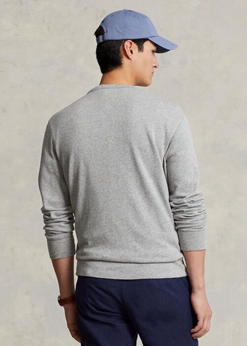 Grey Men’s Ralph Lauren Spa Terry Sweatshirt Grey Men’s Ralph Lauren Spa Terry Sweatshirt