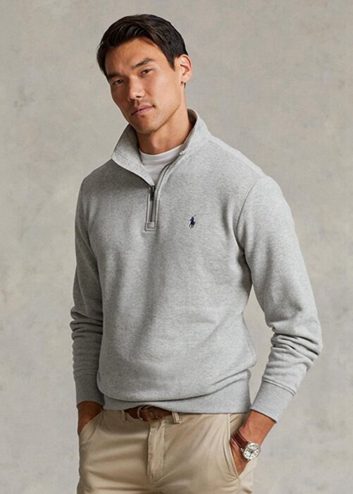 Grey Men’s Ralph Lauren The Rl Fleece Sweatshirt Grey Men’s Ralph Lauren The Rl Fleece Sweatshirt