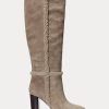 Grey Women’s Ralph Lauren Aubri Suede Boots Grey Women’s Ralph Lauren Aubri Suede Boots