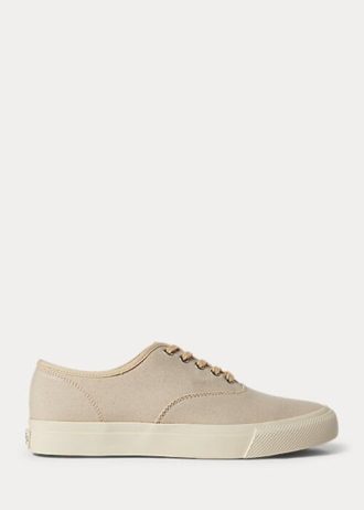 Grey Women’s Ralph Lauren Canvas Sneakers