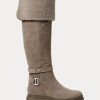 Grey Women’s Ralph Lauren Cristine Suede Boots Grey Women’s Ralph Lauren Cristine Suede Boots