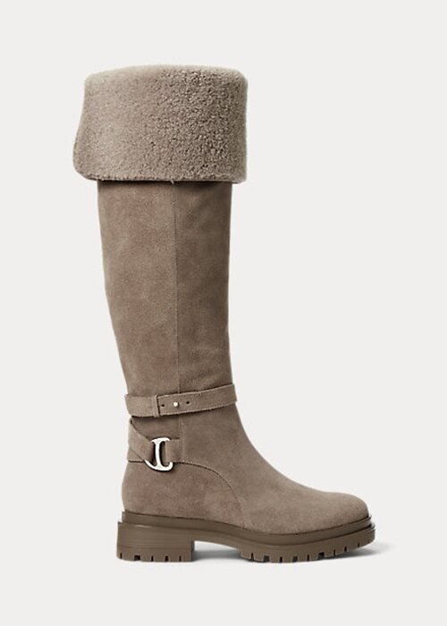 Grey Women’s Ralph Lauren Cristine Suede Boots Grey Women’s Ralph Lauren Cristine Suede Boots