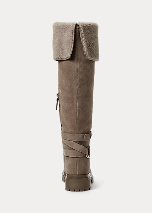 Grey Women’s Ralph Lauren Cristine Suede Boots Grey Women’s Ralph Lauren Cristine Suede Boots