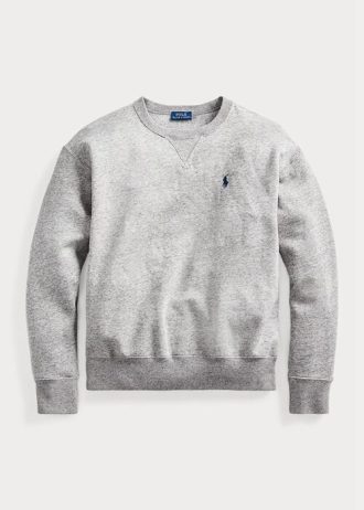 Grey Women’s Ralph Lauren Fleece Pullover Sweatshirts Grey Women’s Ralph Lauren Fleece Pullover Sweatshirts