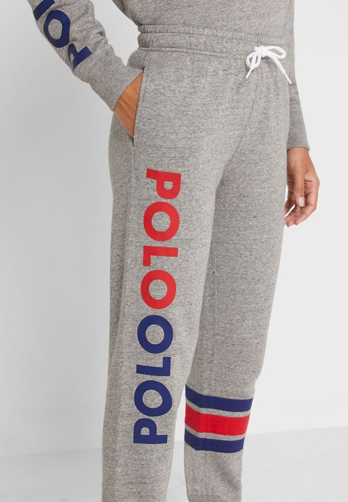 Grey Women’s Ralph Lauren Logo Joggers Sweatpants Grey Women’s Ralph Lauren Logo Joggers Sweatpants
