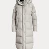 Grey Women’s Ralph Lauren Water-Resistant Down Hooded Coats Grey Women’s Ralph Lauren Water-Resistant Down Hooded Coats